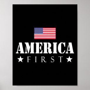 Eerste Trump 2024 America First Poster