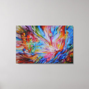 "Eerste tuin" creatie verhaal serie Canvas Afdruk