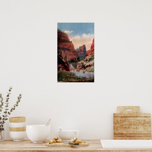 Eerste tunnel Poster (Keuken)