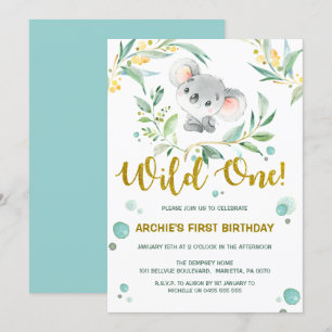 Eerste uitnodiging op zaterdag Cute Koala Wild O