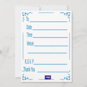 Eerste uitnodiging op zondag (Achterkant)