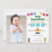 Eerste uitnodiging van de Birthday Fiesta Mexican  (Voorkant)