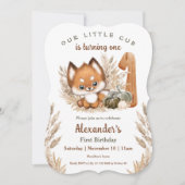 Eerste uitnodiging van de eerste dag van de Herfst (Voorkant)