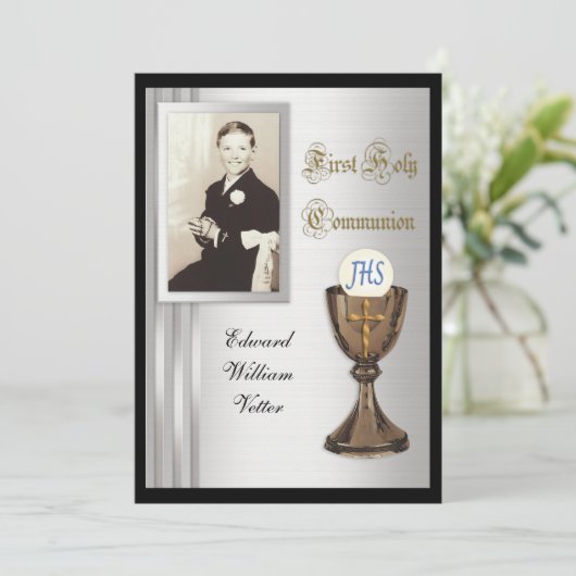 Eerste uitnodiging van de Gemeenschap (Staand voorkant)