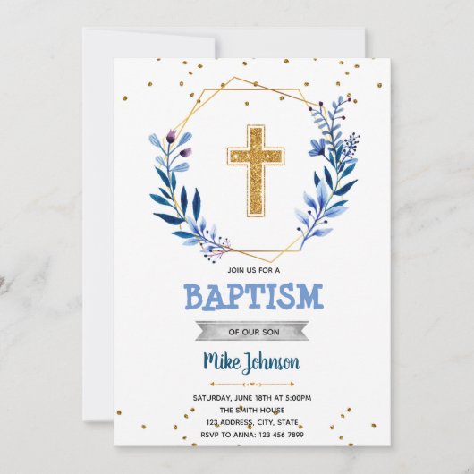 eerste uitnodiging van de hole - gemeenschap (Voorkant)