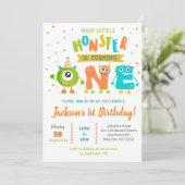 Eerste uitnodiging van de kleine monster van de Bi (Staand voorkant)