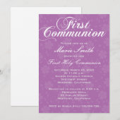 Eerste uitnodiging van Girl (Voorkant / Achterkant)