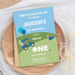 Eerste uitnodiging van Golf Birthday