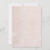 Eerste uitnodiging van het meisje van Birthday (Achterkant)