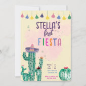 eerste uitnodiging voor de eerste verjaardag van F (Voorkant)