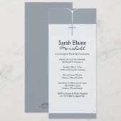 Eerste uitnodiging voor de Heilige Communie (Voorkant / Achterkant)