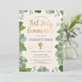 Eerste uitnodiging voor de Heilige Communie, Flora (Staand voorkant)