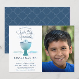Eerste uitnodiging voor de Heilige Communie - Foto