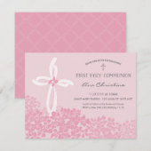 Eerste uitnodiging voor de Heilige Communie van Gi (Voorkant / Achterkant)