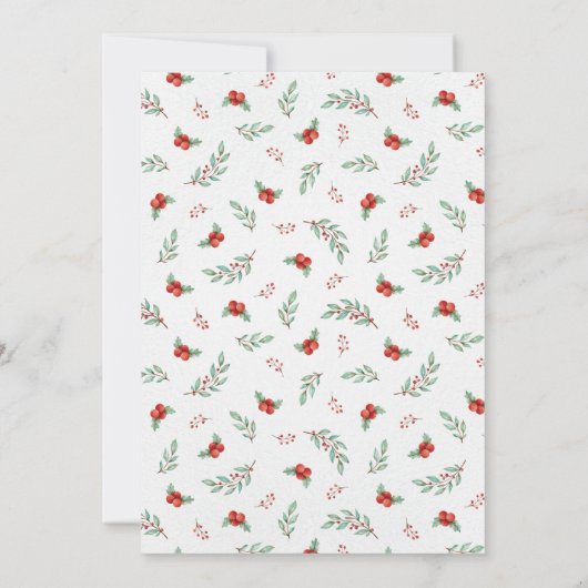 Eerste uitnodiging voor kerstmis Snowman (Achterkant)