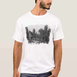Eerste uitzicht van de grote tuin t-shirt