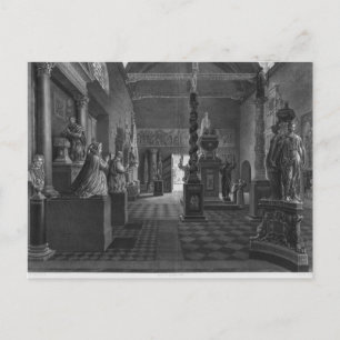 Eerste uitzicht van de inleidende kamer briefkaart