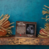 Eerste Vaderdag-Baby-echoscopie Fotoplaat (Zijkant)