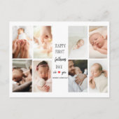 Eerste Vaderdag fotocollage | Kaart voor papa (Voorkant)