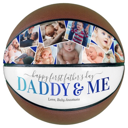 Eerste Vaderdag Fotocollage Keepomwille Basketbal (Voorkant)