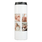 Eerste Vaderdag fotocollage | Thermosbeker (Achterkant)
