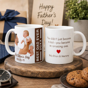 Eerste Vaderdag Gelukt Persoonlijke Aandenken Koffiemok