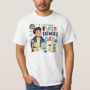Eerste Vaderdag - Kies je maat T-shirt