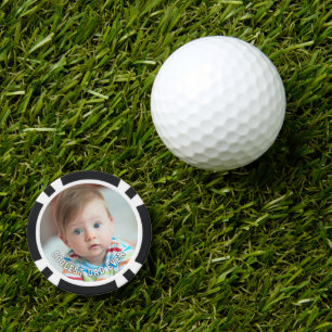 Eerste Vaderdag Koelste Papa Ooit Baby Foto Cool Poker Chips