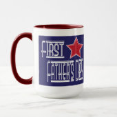 Eerste vaderdag Mok ontwerp - Voeg je eigen datum  (Links)