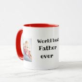 Eerste vaderdag naar Wereld beste vader Mok (Voorkant links)