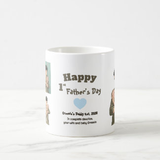 Eerste Vaderdag Papa est 2026 Anime Stijl Koffiemok