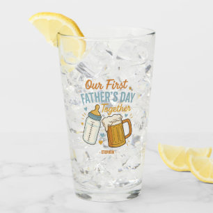 Eerste Vaderdag samen – Bier & Baby Glas
