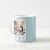 Eerste Vaderdag Snapshot Style Photo Keepomwille Koffiemok (Voorkant links)