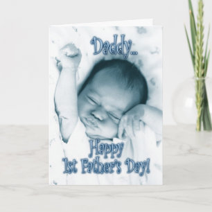 Eerste Vaderdag van zoon - Rekkende babyjongen Kaart