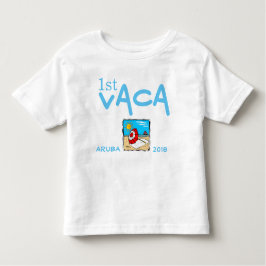 eerste vakantie gepersonaliseerd kinder shirts