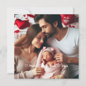 Eerste Valentijnsdag Grootmoeder | Aangepaste foto (Voorkant)