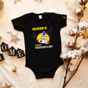 eerste Valentijnsdag pasgeboren outfit Romper