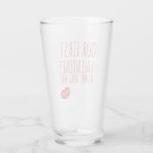 EERSTE VALENTIJNSE  ALS DE HEER MR. EN MEVROUW. LO GLAS (Achterkant)