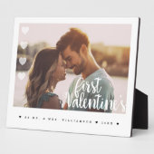 Eerste Valentijnse foto van Mr & Mrs. Fotoplaat (Zijkant)