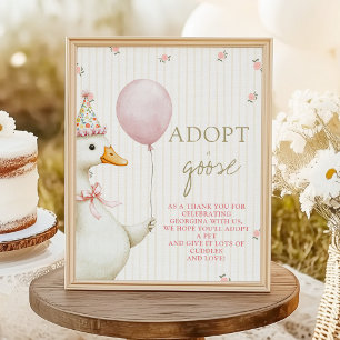 Eerste verjaardag Adopt a Goose  Poster