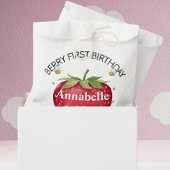 Eerste verjaardag Baby 1e aardbei Schattige Bedankzakje