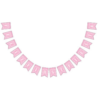 Eerste verjaardag Fiesta Party Bunting Banner Deco