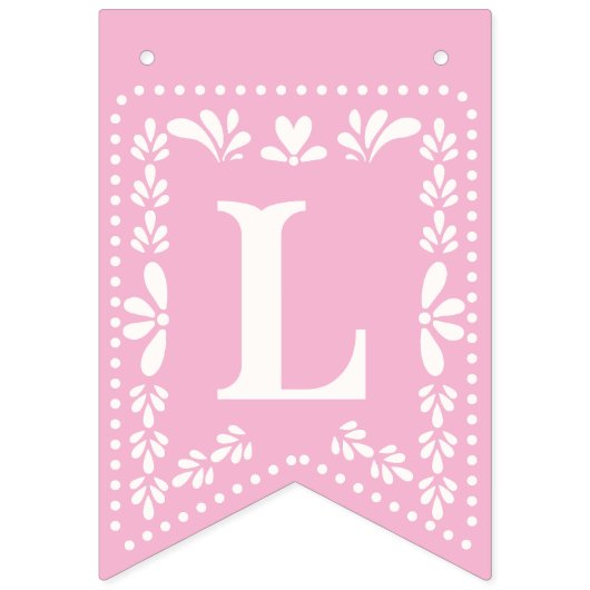 Eerste verjaardag Fiesta Party Bunting Banner Deco (Derde vlag)