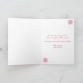 Eerste Verjaardag Giraffe Roze Bubbel Schattige Gr Kaart (Binnen)