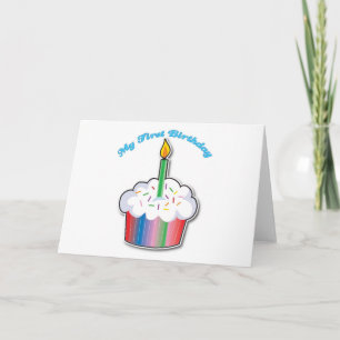 Eerste verjaardag kaart