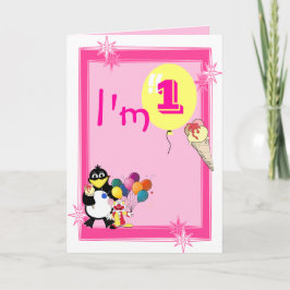 Eerste Verjaardag Kaart