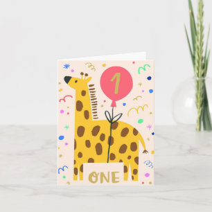 Eerste verjaardag Kaart