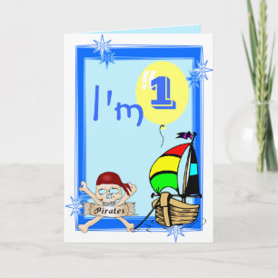 Eerste verjaardag kaart