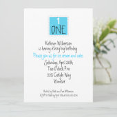 Eerste verjaardag kaart (Staand voorkant)