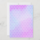 Eerste verjaardag Mermaid Kaart (Achterkant)